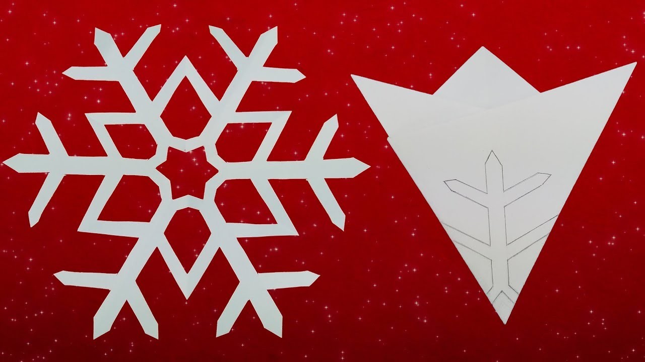 Paper Snowflake 01 How To Make A Paper Snowflakes Step