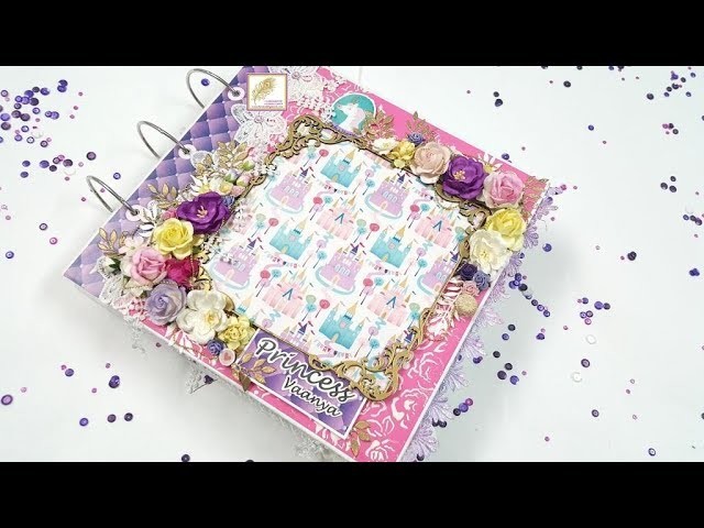 Princess Scrapbook | Mini Album | Record Book for Baby Girl | Gift | New Born **(SOLD)**