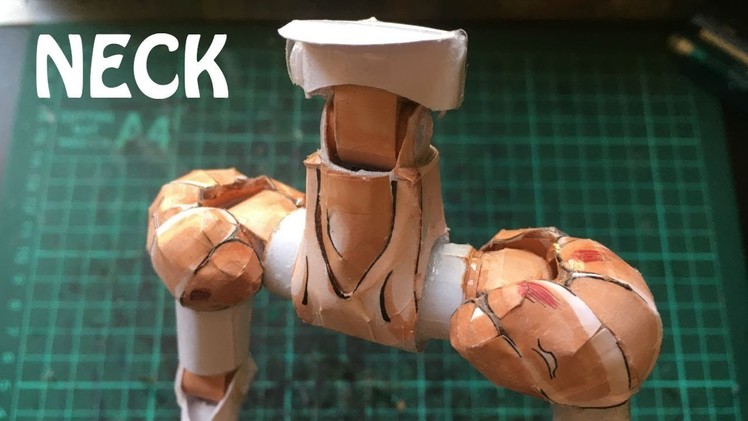 The Neck & Head Frame - How To MAKE A PAPER MODEL Ep. 6 (Tutorial)