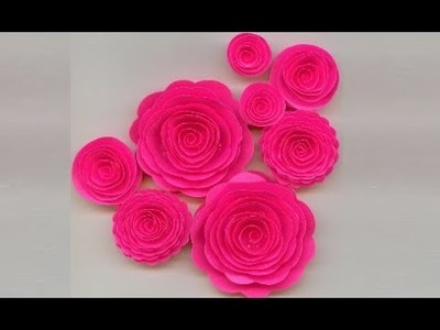 Very Simple And Easy Origami Paper Rose|| How To Make A Rose Flower|| DIY Paper Craft Rose Making