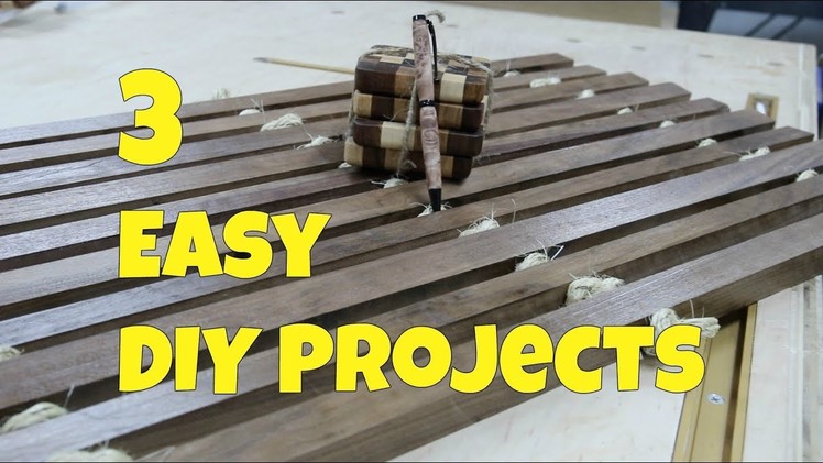 3 Easy DIY Projects You Can Make In One Day - Woodworking