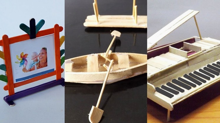 5 Easy Popsicle Stick Crafts You Can Make At Home #2 | DIY & Craft ideas