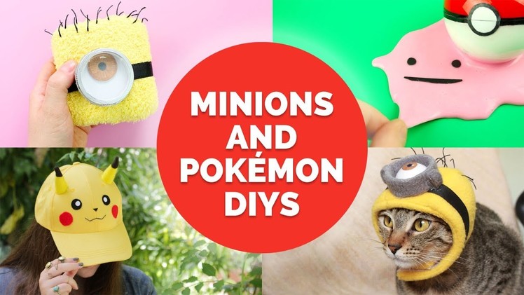 5 Minion & Pokemon DIYs You Must Try! | DIY Holiday Gift Ideas for Kids