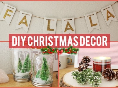 CHRISTMAS DIY ROOM DECOR | Easy and Cheap Ideas for the Holidays!