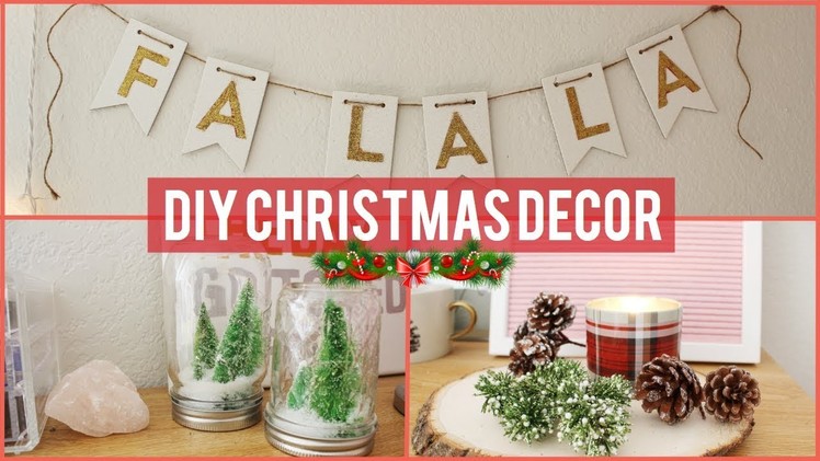 CHRISTMAS DIY ROOM DECOR | Easy and Cheap Ideas for the Holidays!