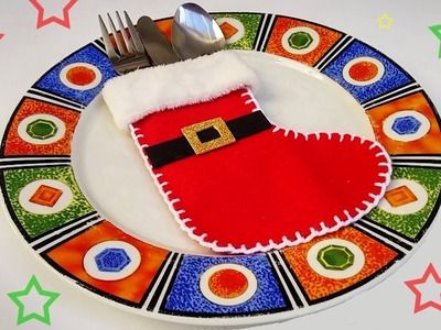 Christmas Table Decorations Santa boots - Ana | DIY Crafts