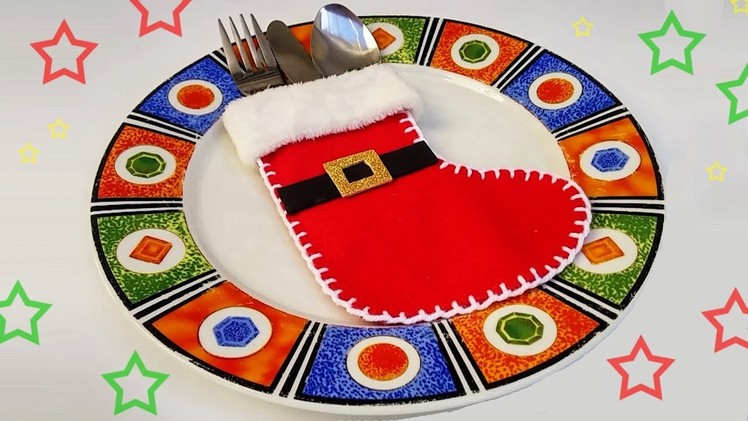 Christmas Table Decorations Santa boots - Ana | DIY Crafts