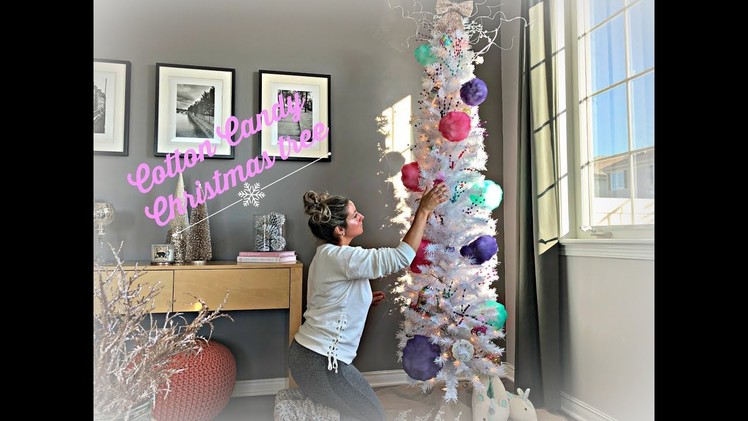 Christmas Tree-  DIY Cotton Candy Tree