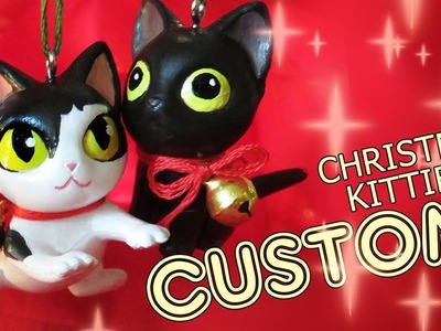 Custom Christmas Kitties DIY - Make an ornament out of your old toys!