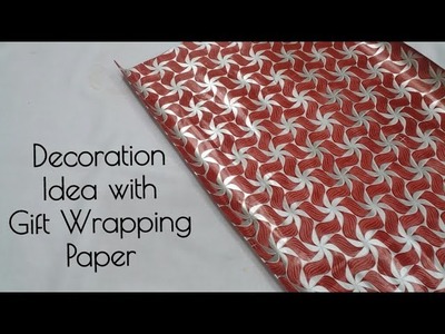 Decoration Idea with Gift Wrapping Paper | DIY Christmas Decoration Ideas | Christmas Ball Ornaments