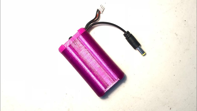 DIY 18650 Battery for FPV Goggles with 3D Printed Case