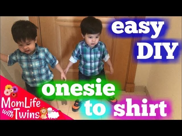 DIY BABY ONESIE TO SHIRT | REPURPOSE BABY CLOTHES