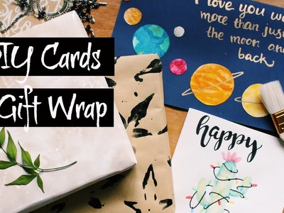 DIY Cards + Gift Wrap - 7 of 12 DIYs of Christmas | Natasha Rose