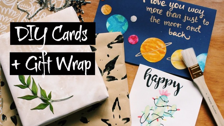 DIY Cards + Gift Wrap - 7 of 12 DIYs of Christmas | Natasha Rose