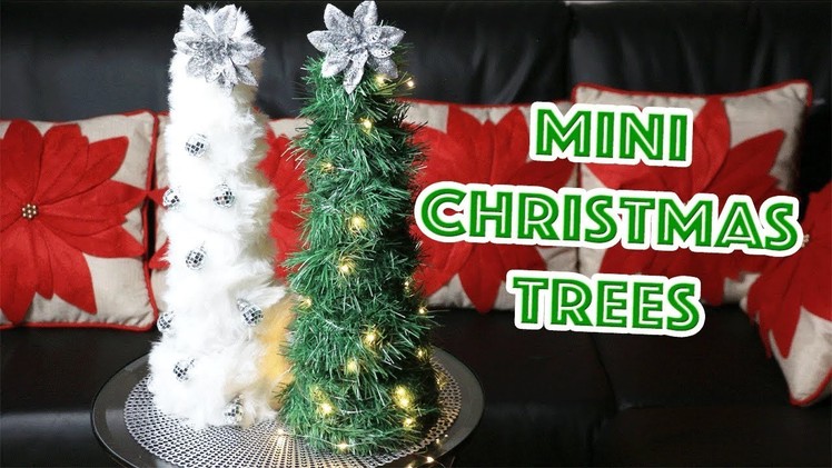 DIY Christmas Decor: Mini Christmas Trees | 12 DIYs of Christmas: Day 4 | Merry Craftmas