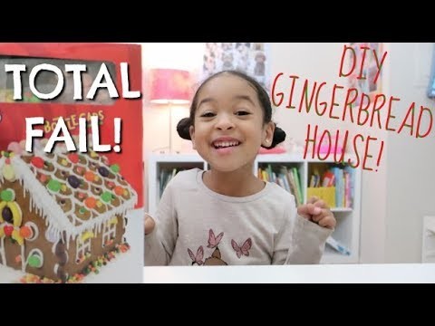 DIY CHRISTMAS GINGERBREAD HOUSE *Gone Wrong*
