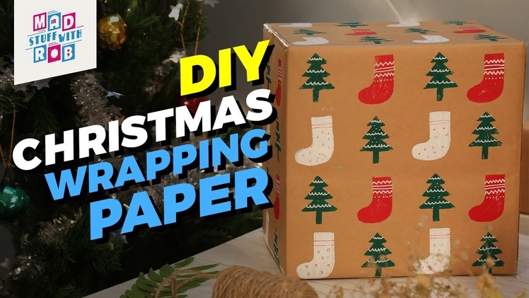 DIY Christmas Wrapping Paper | MadStuffWithRob