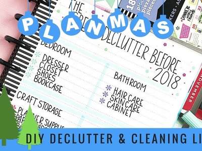 DIY Declutter & Cleaning List. PLANMAS Day 24 | Plans by Rochelle