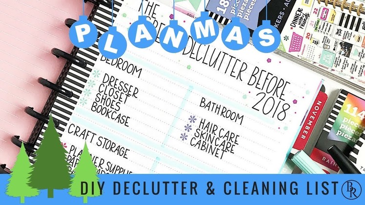 DIY Declutter & Cleaning List. PLANMAS Day 24 | Plans by Rochelle