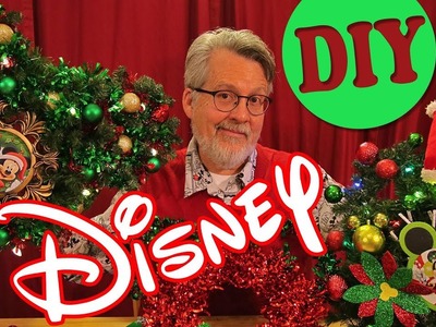 DIY Dollar Store Disney Christmas Wreath