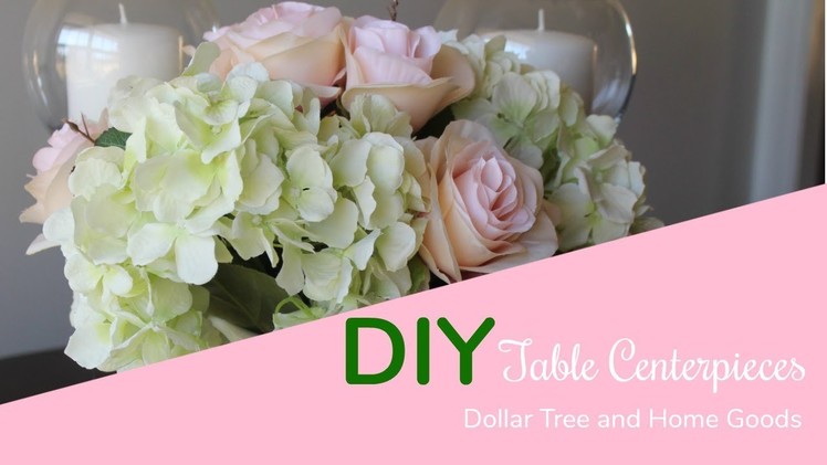 DIY: DOLLAR TREE and HOME GOODS Kitchen Table Centerpieces
