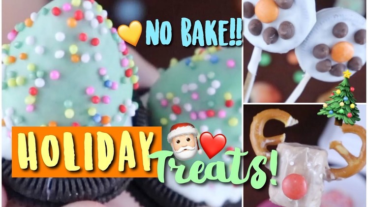 DIY Easy No Bake Holiday Treats & Christmas Snacks!! Easy & Affordable!