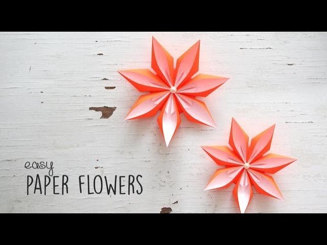 DIY Easy Paper Flowers