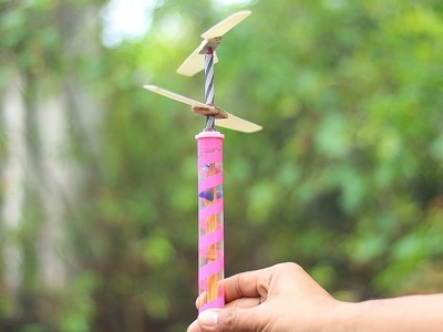 DIY Flying Propeller Helicopter Rotor Toy