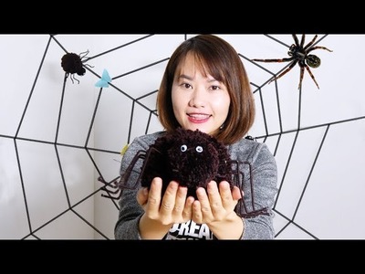 DIY Giant Spider | How to make a spider web at home |  halloween decor
