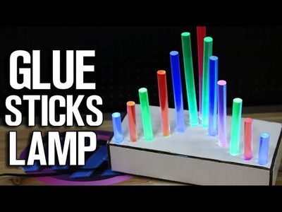 DIY Glue Stick LED Lamp
