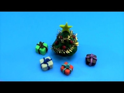 DIY How to Make Christmas Trees and Christmas Presents with Play Doh