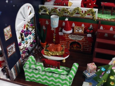 DIY Miniature Dollhouse Kit: Christmas Tree House