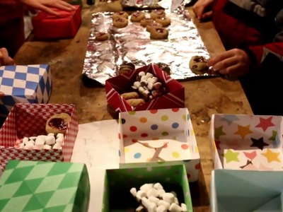 DIY origami treat boxes. & cookies!