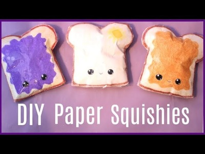 DIY PAPER Squishies! How to make a squishy without foam or puffy paint