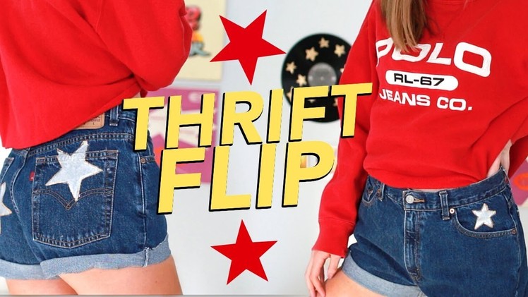 DIY THRIFT FLIP | transforming thrifted clothes!