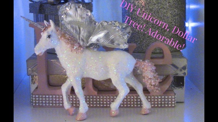 DIY Unicorn Dollar Tree Inspired, Super Cute!