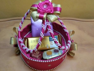 DIY Wedding Gift Basket#Basket Decoration for wedding#SS krafts#22