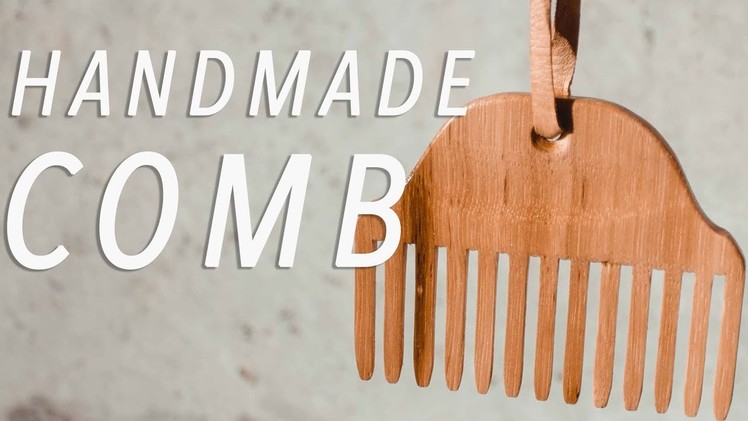 DIY Wooden Hair Comb. Woodworking How To