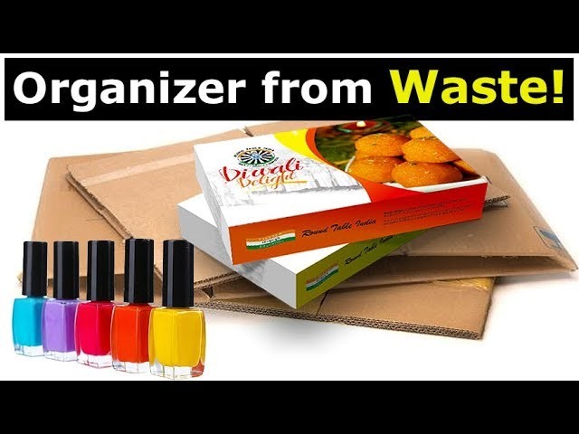 Easy Best Out Of Waste DIY Organizer | DIY Desk Organizer | Crafts from Waste!