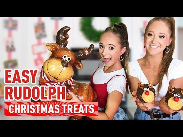 Easy DIY Christmas Rudolph Treats! Holiday Cupcake Recipe! | The Rybka Twins