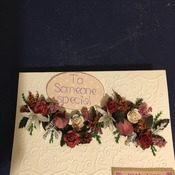 Hand crafted greeting card.