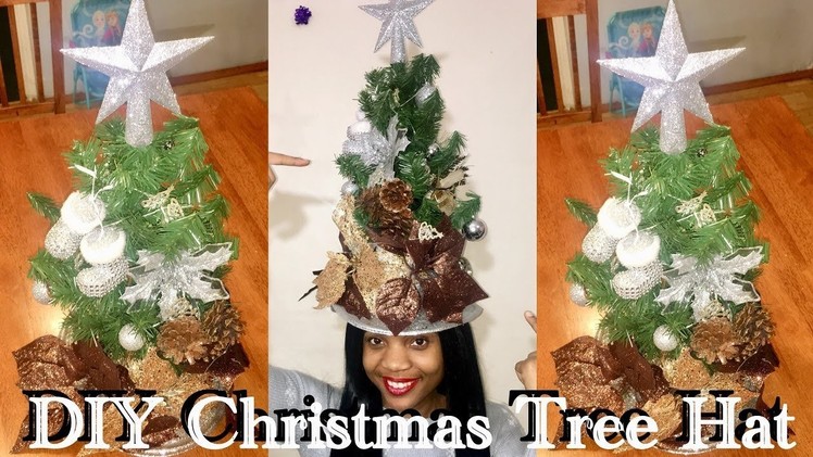 HOW TO: DIY CHRISTMAS TREE HAT 2017 ????| Kadreanna Shakay