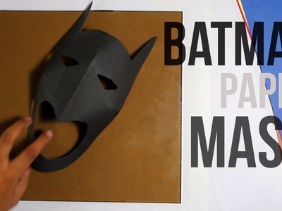 How To Make a Batman Mask | Batman Paper Mask