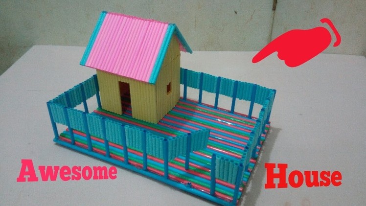 How to make a paper House,,Awesome ideo with paper,,,very easy