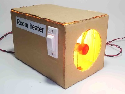 How to make a Room heater out of cardboard for - Diy Room heater at Home