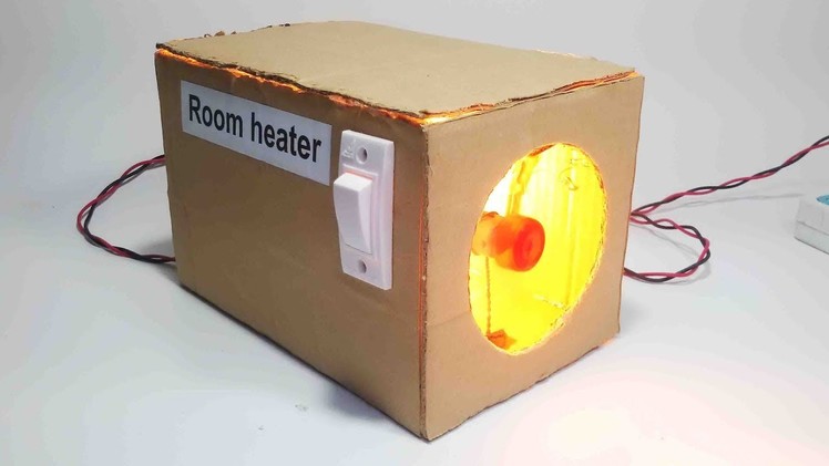 How to make a Room heater out of cardboard for - Diy Room heater at Home