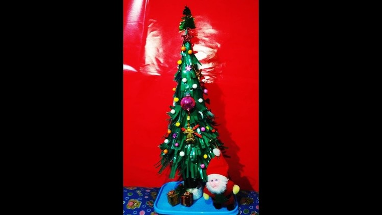 HOW TO MAKE DIY PAPER CHRISTMAS TREE .