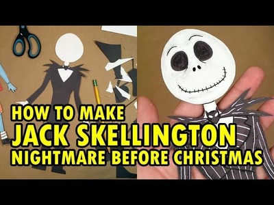 How To Make Jack Skellington (Nightmare Before Christmas) - Disney Crafts
