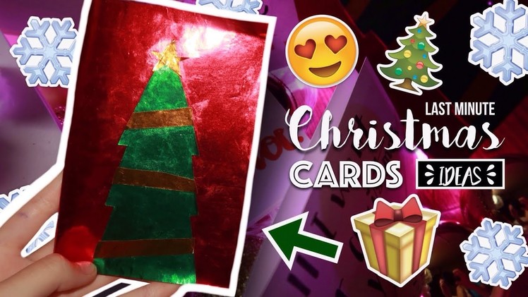 LAST MINUTE CHRISTMAS CARDS DIY IDEAS ( INDONESIA ) | Kartu Natal 2017. WendySeto