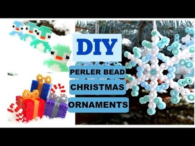LAST MINUTE DIY Perler Bead Christmas Ornaments